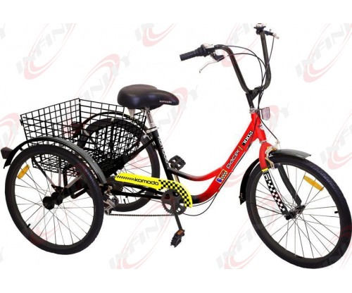 6-Speed SHIMANO Shifter 24" 3-Wheel Adult Tricycle Bicycle Trike Cruise Bike/PACER I